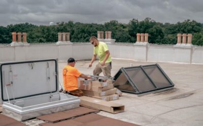 Commercial HVAC Installation Underway in Historic Downtown Fayette, Alabama